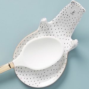 Anthropologie Ariya Ceramic Bear Spoon Rest
